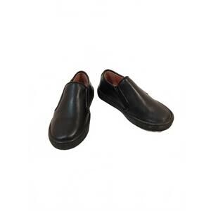NEW VENETTINI kid's slip-on zipper loafers in black